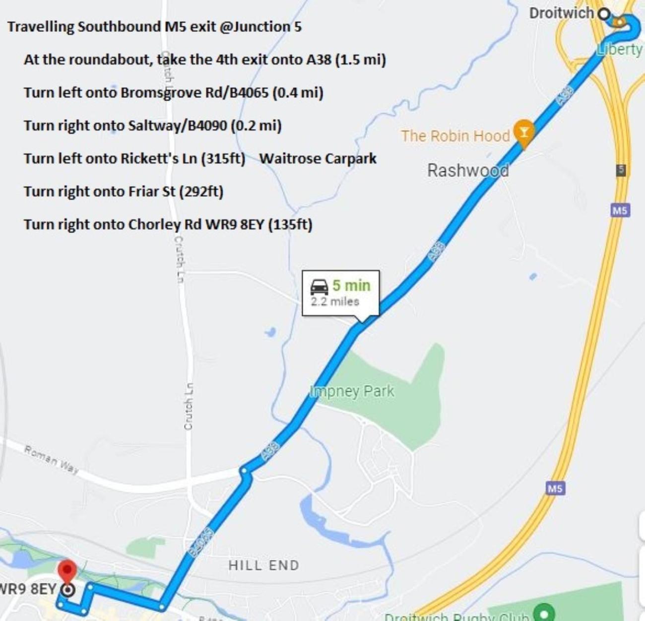 Enjoy Your Stay At Chorley Road Droitwich Eksteriør billede