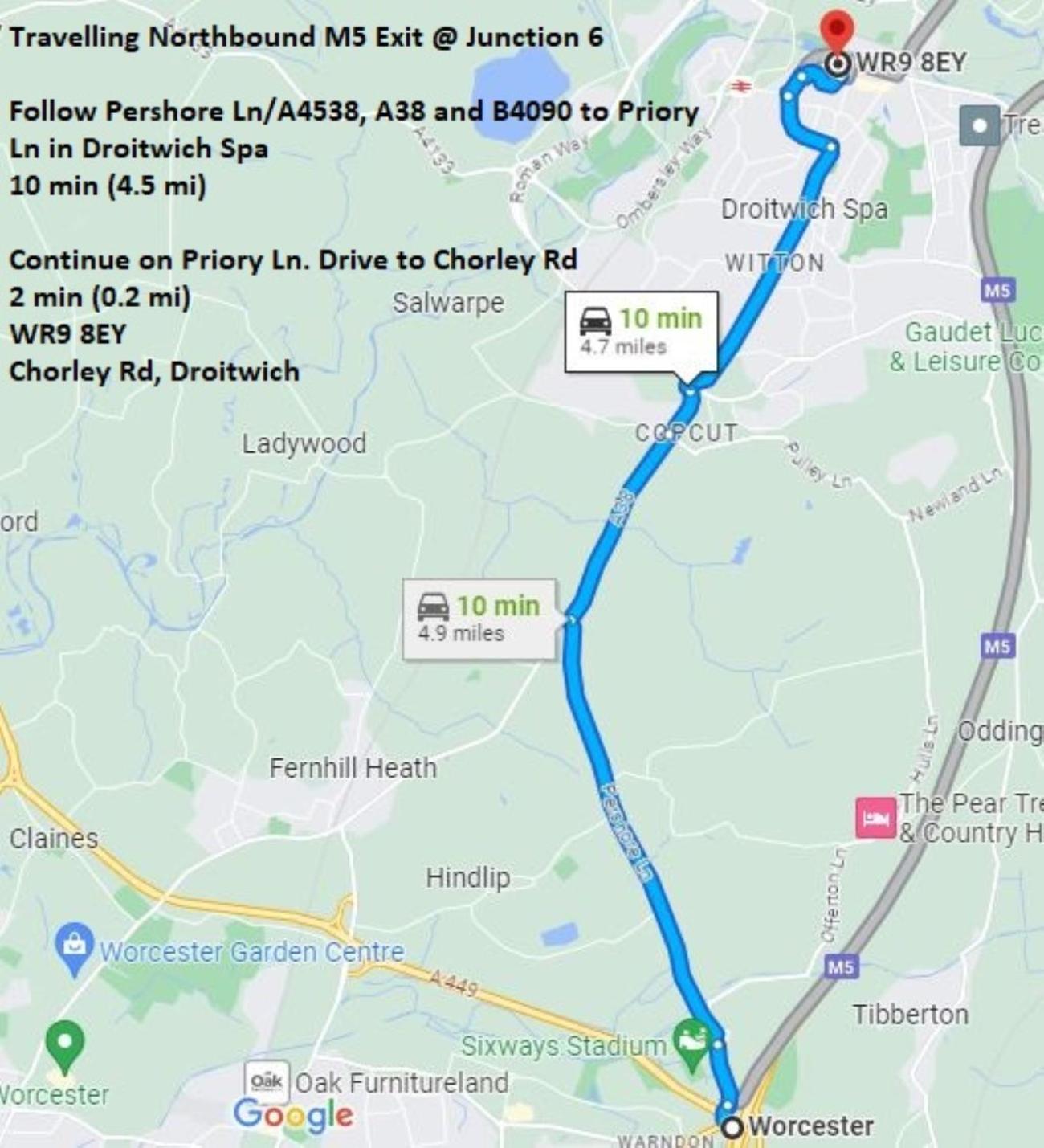 Enjoy Your Stay At Chorley Road Droitwich Eksteriør billede
